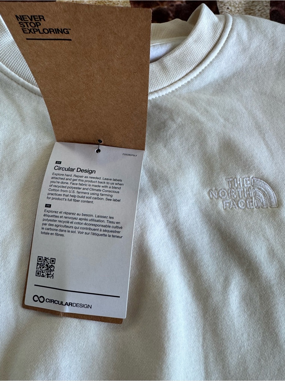 The North Face NWT Women's Evolution Simple Dome Oversized Crew Sweatshirt - Picture 10 of 11